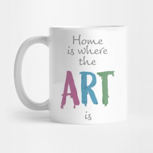 Home is where the art is Mug